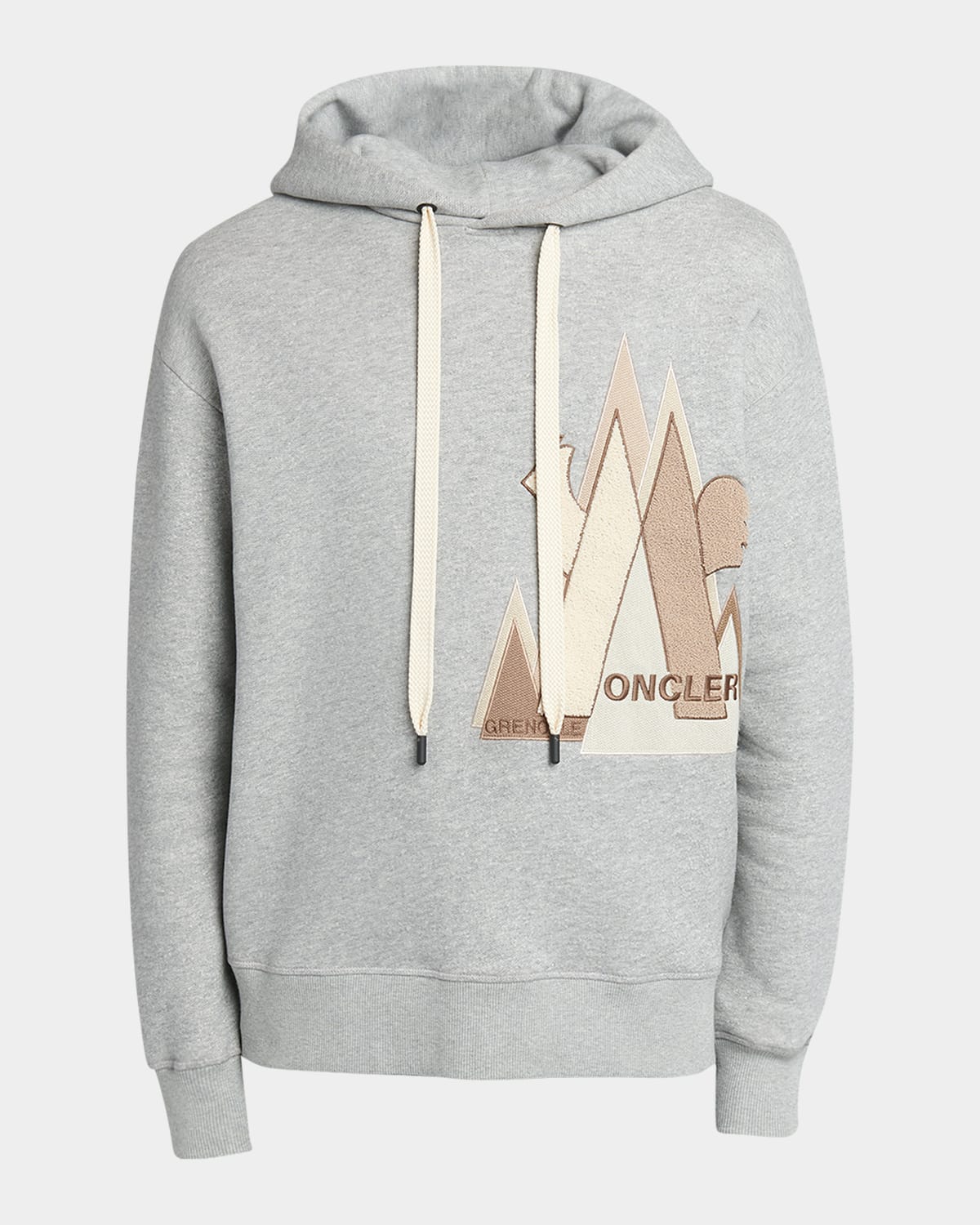 MONCLER MEN'S GRAPHIC LOGO HOODIE 