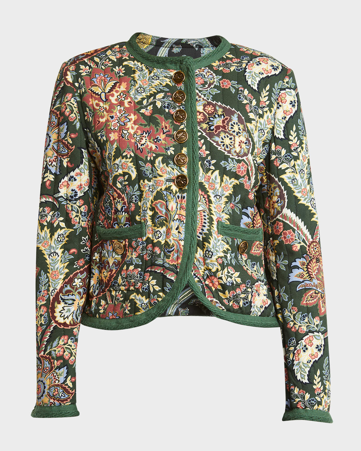 Blossom Paisley Quilted Jacket