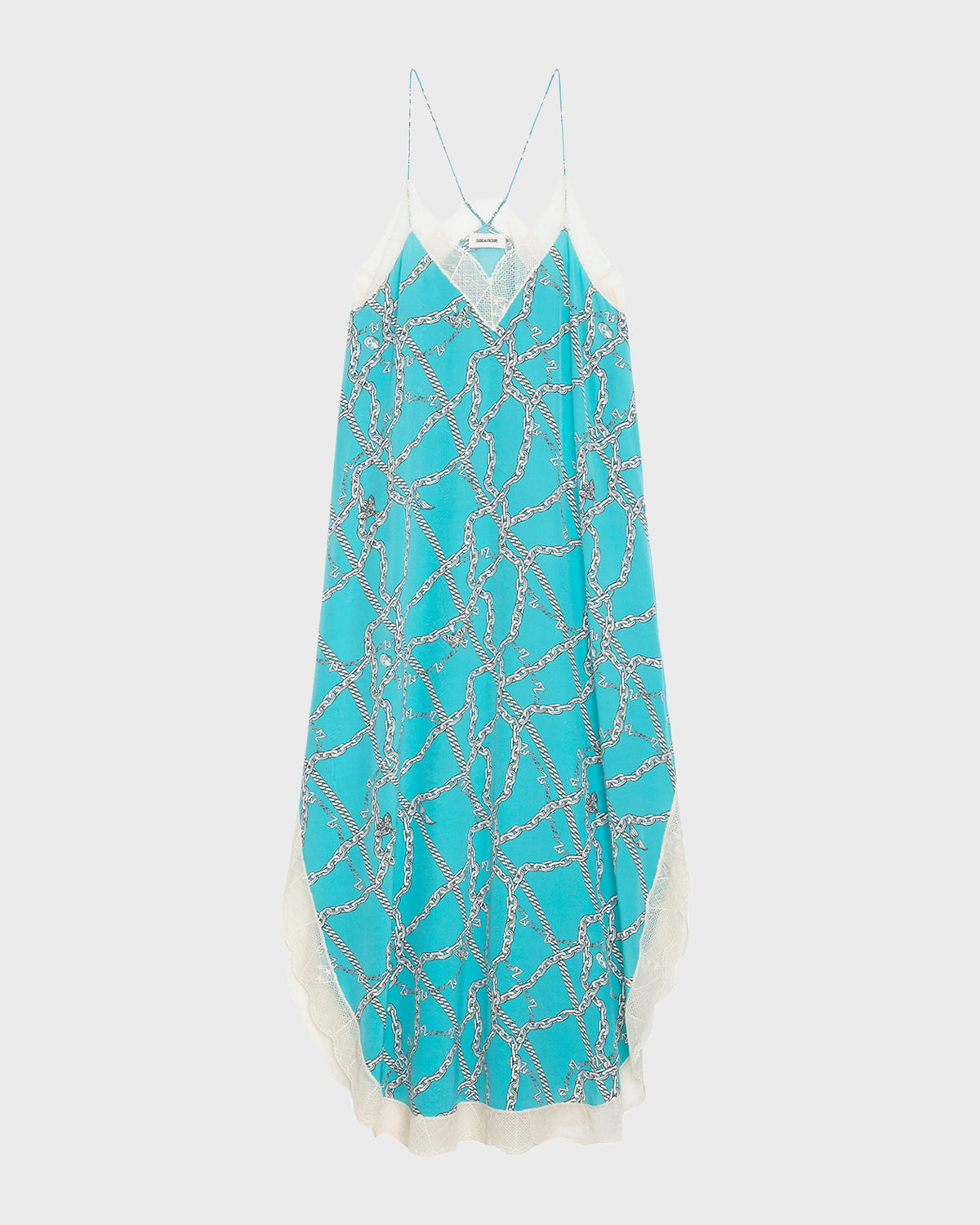 Ristyl Chain Silk Slip Dress