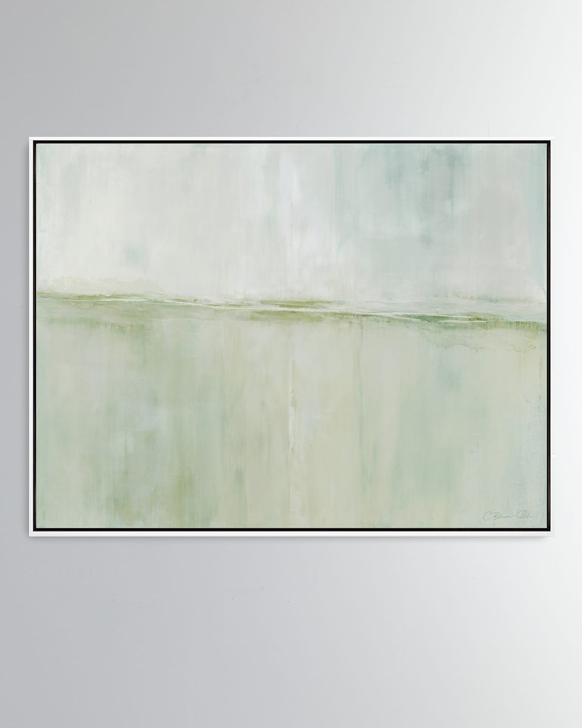 Benson-cobb Studios Landscape In Bloom Giclee, 48" X 36" In Green