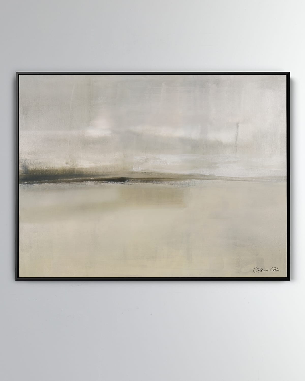 Benson-cobb Studios Winters End Giclee, 40" X 30" In Brown