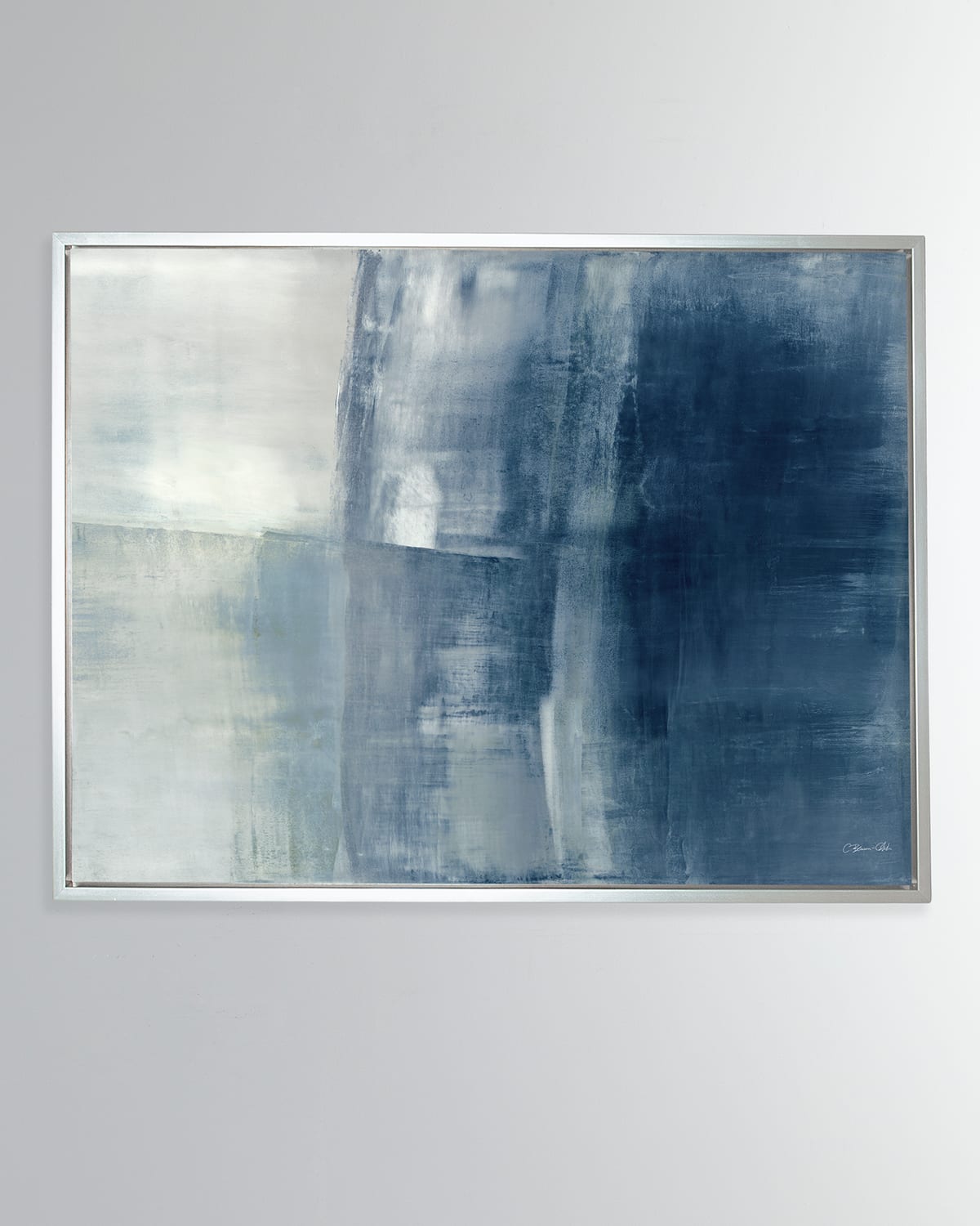 Benson-cobb Studios Surfaces In Blue Horizontal Giclee On Canvas Wall Art, 40" X 30" In Blue