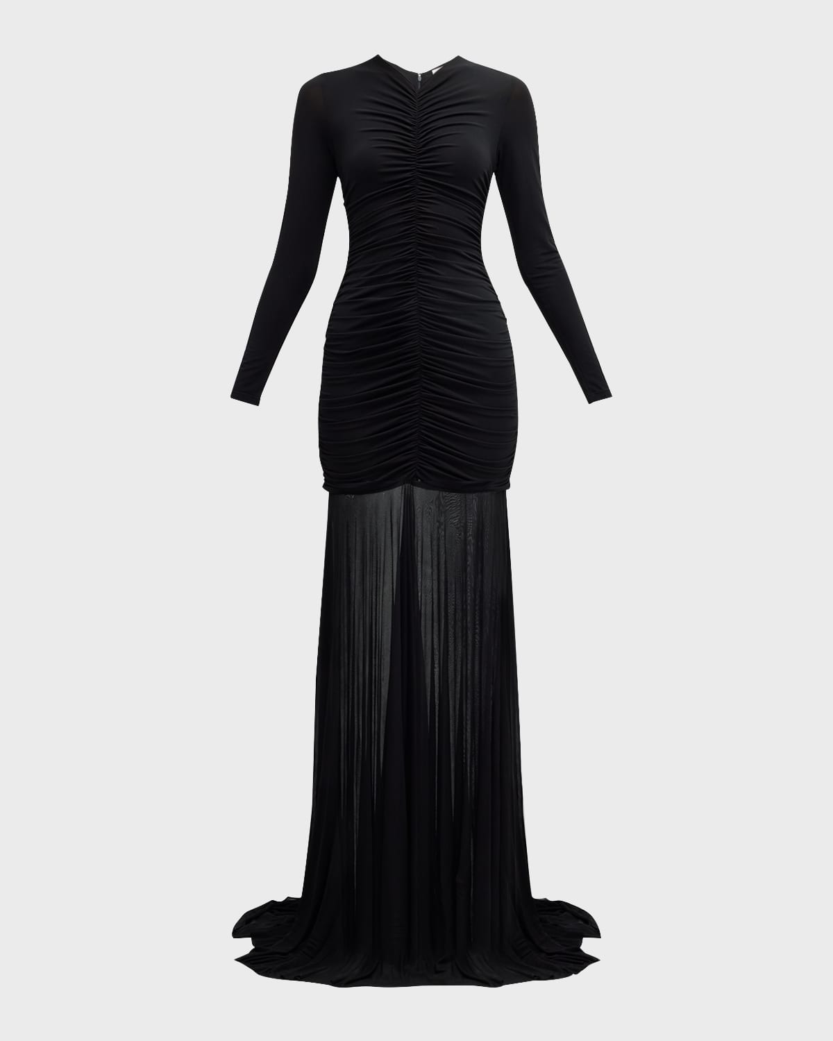 Fawn Ruched Column Gown