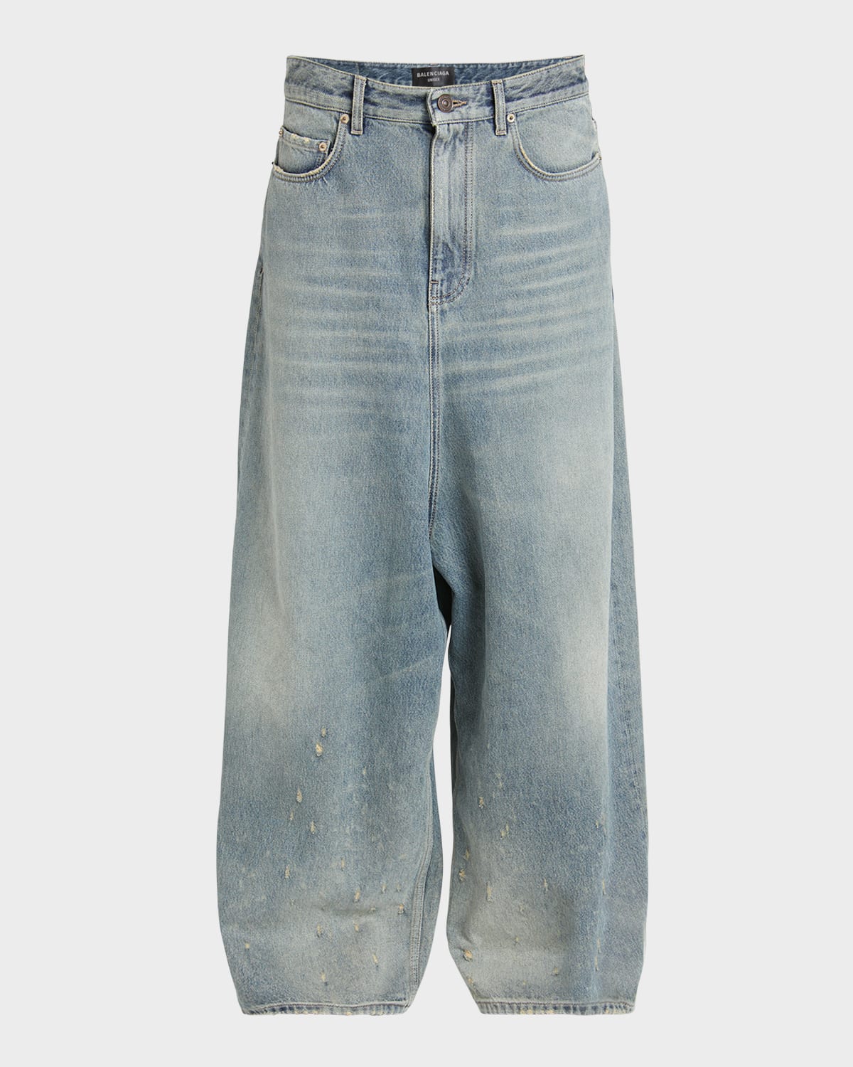 Balenciaga Low Crotch Pants In 2204 Blue Rust