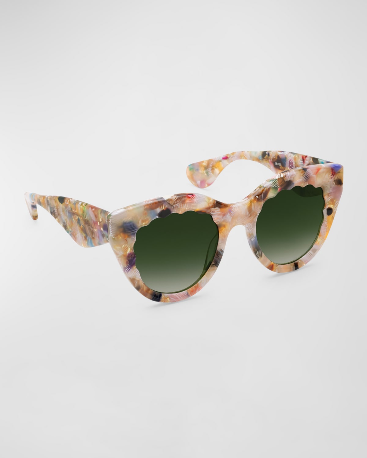 Charolette Multicolor Acetate Cat-Eye Sunglasses