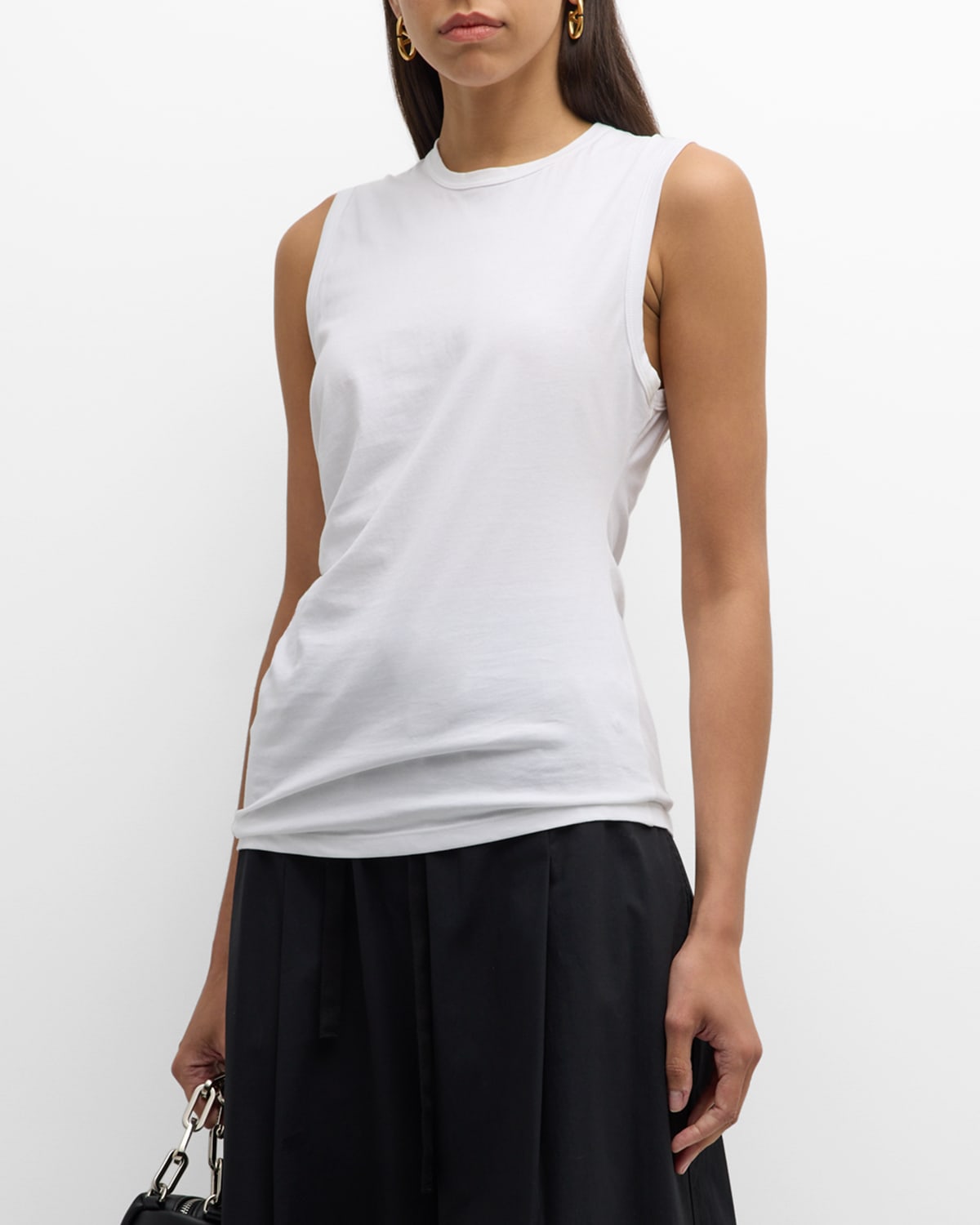 Zoey Cotton Ruched Top