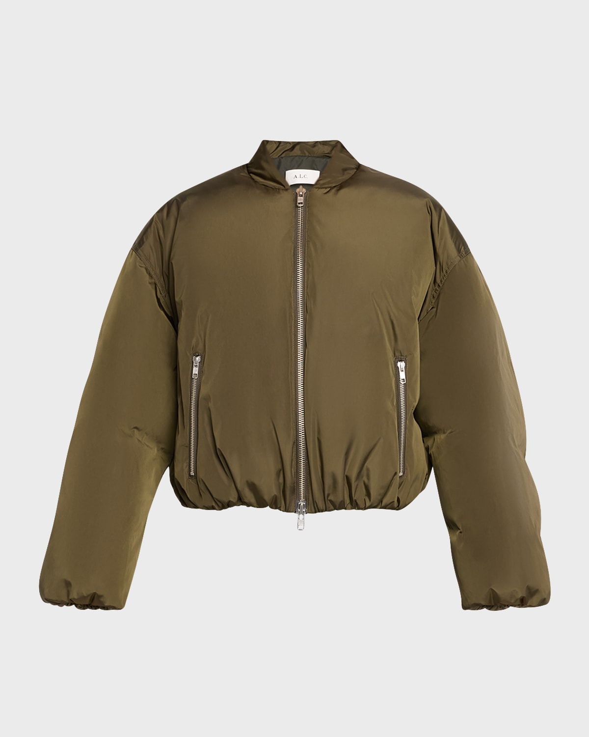 Zane Nylon Bomber Jacket