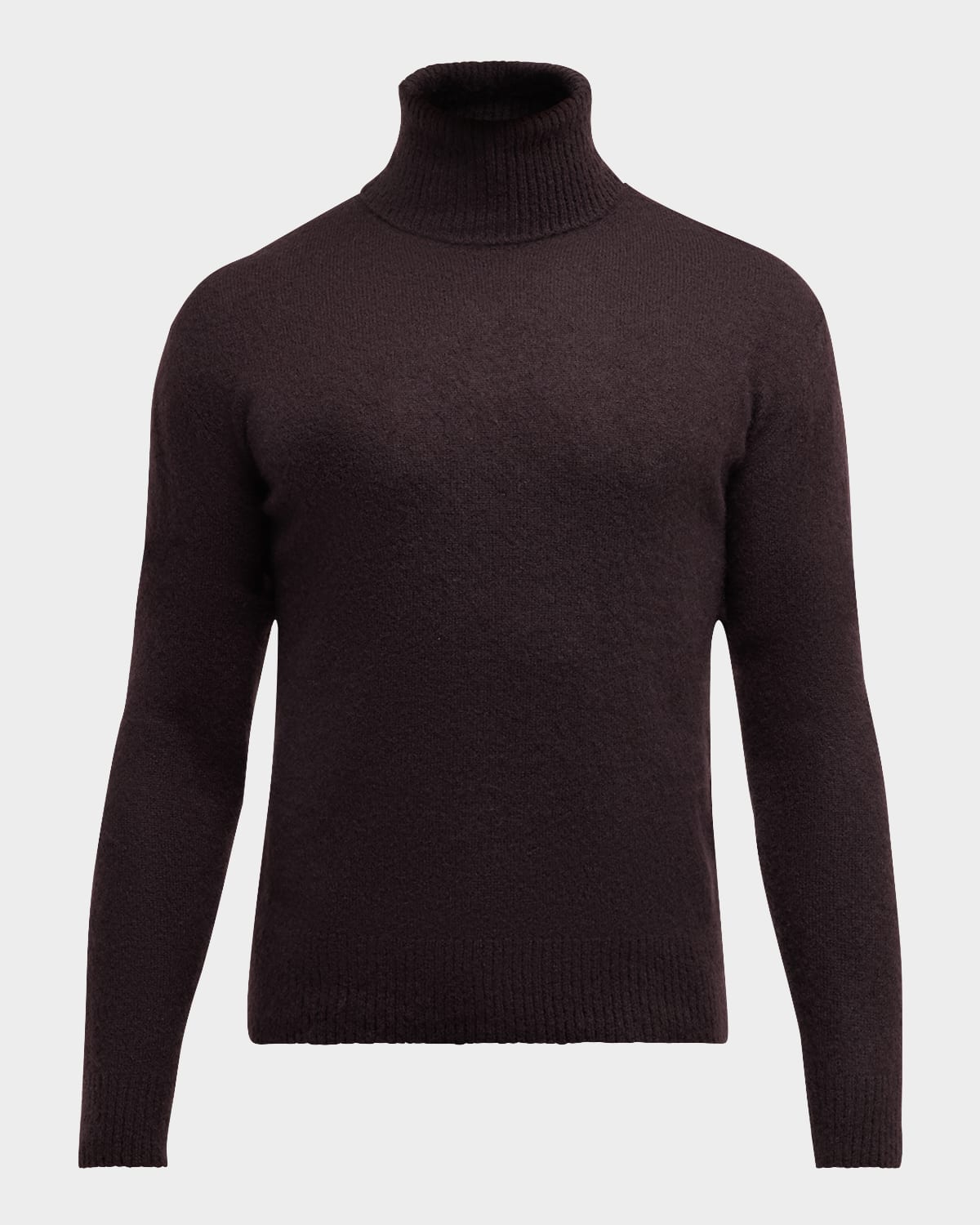 Men's Cashmere and Silk Turtleneck Sweater