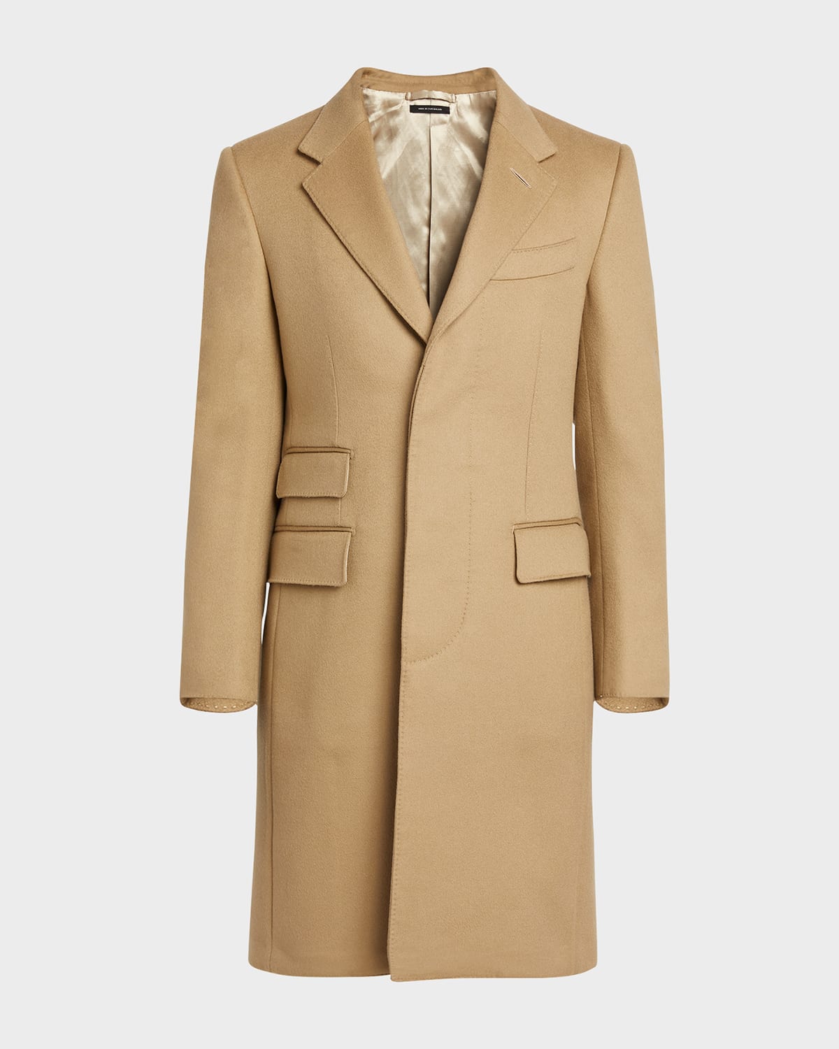 Men's Tailored Wool-Cashmere Topcoat