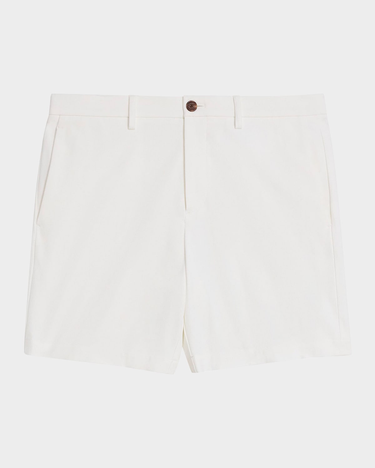 Theory Men's Zaine Stretch Twill Shorts In White