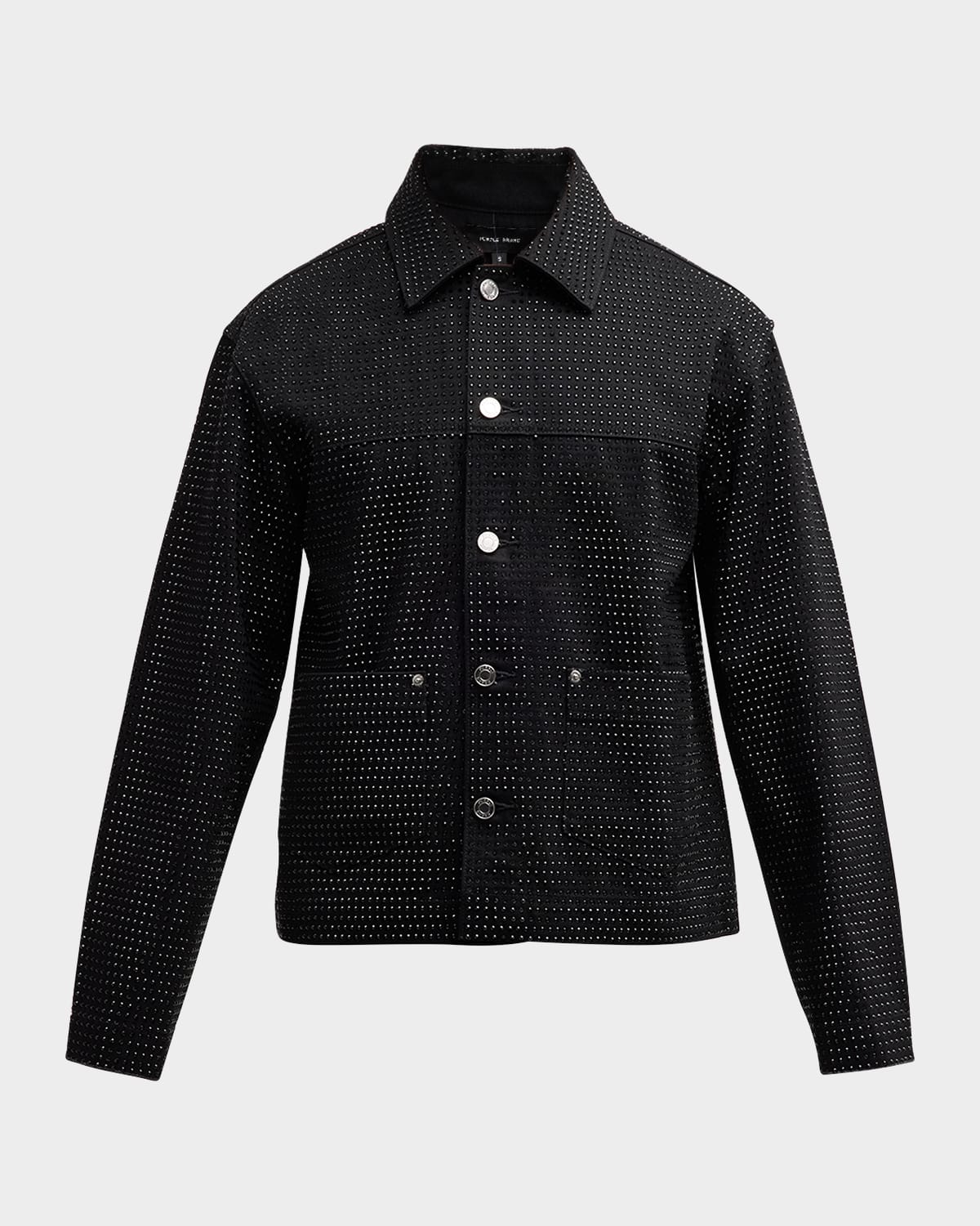 Men's Crystal-Embellished Jacket