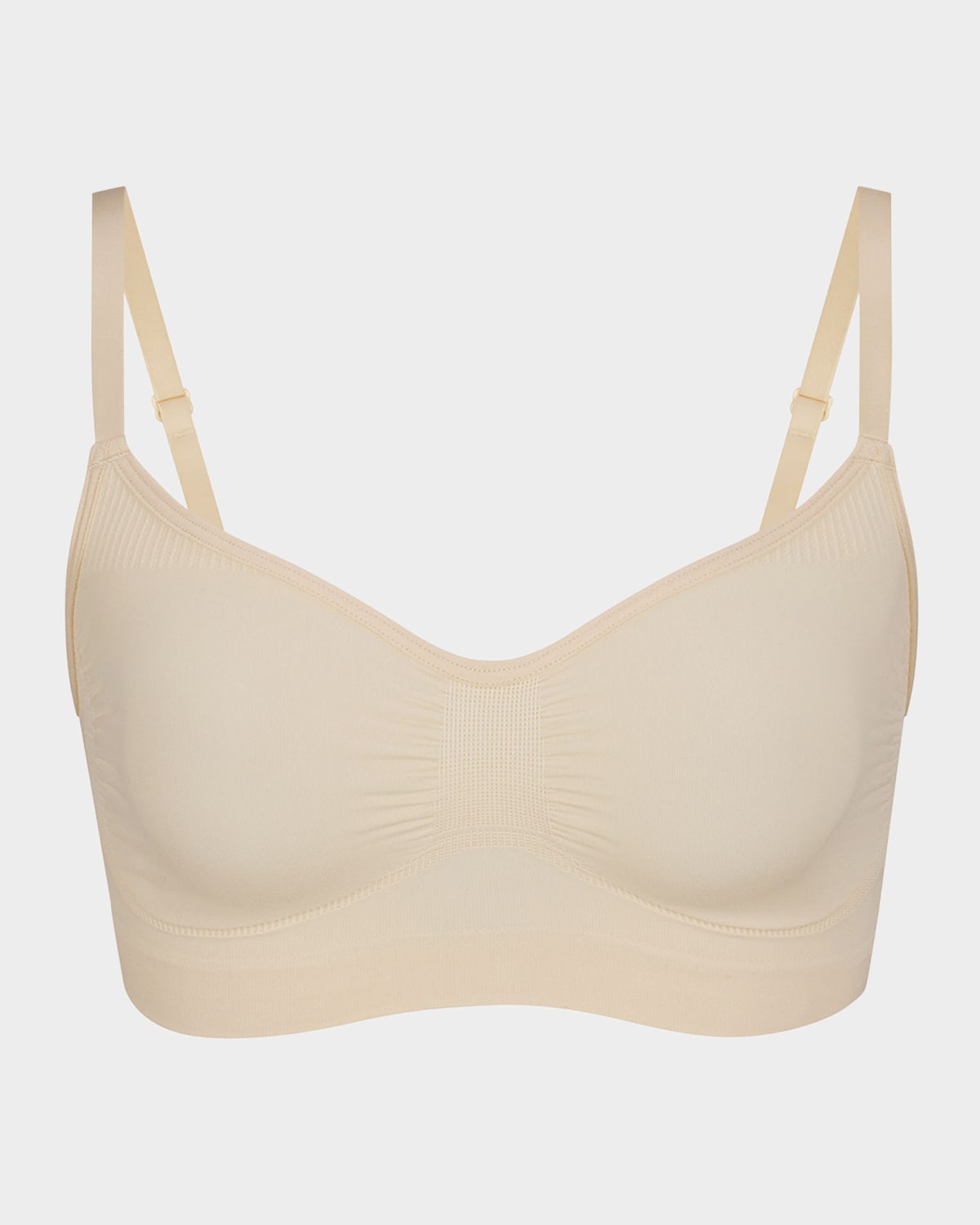 Skims Womens Sand Sculpting Scoop-neck Stretch-woven Bra