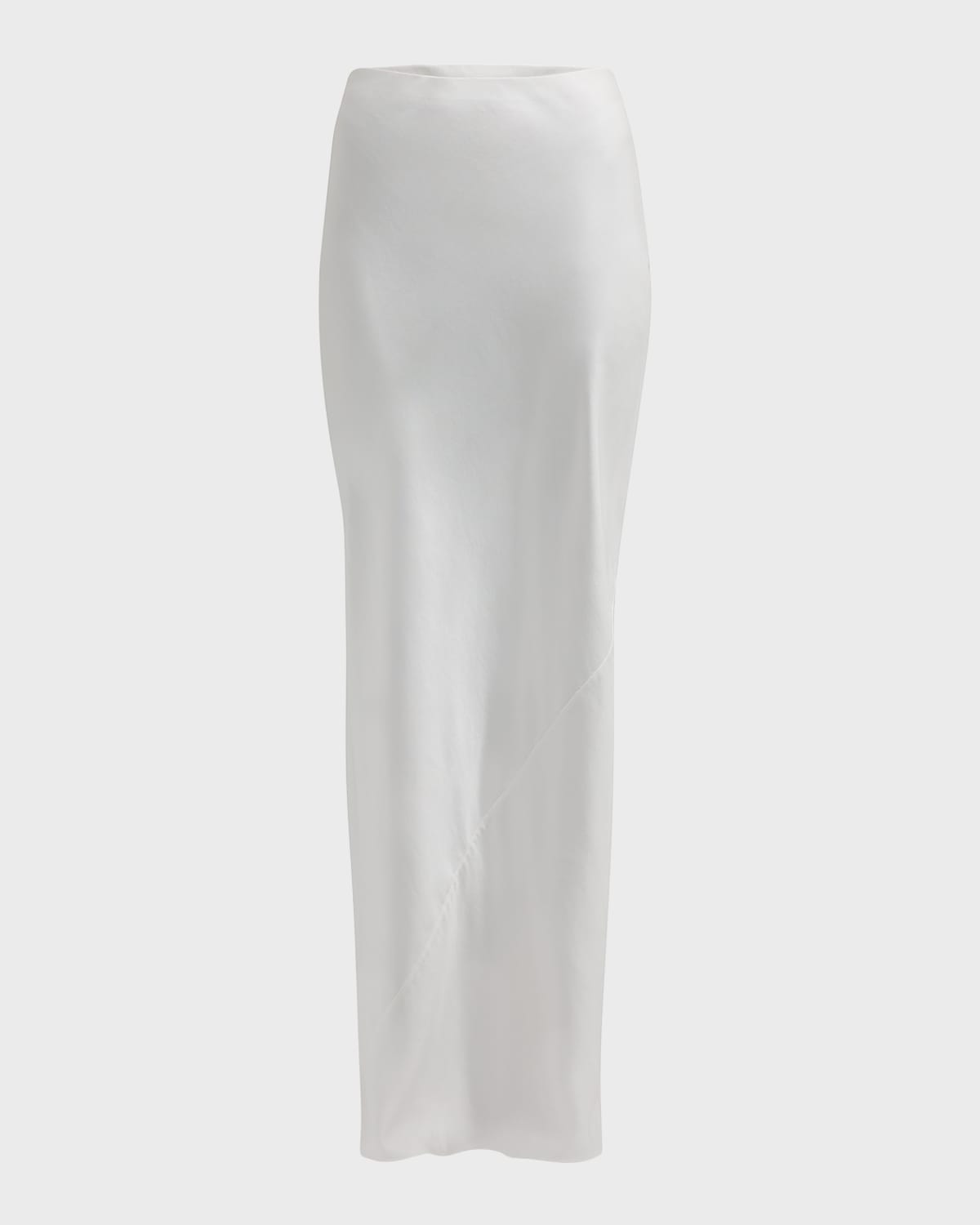 A.l.c Greta Satin Maxi Skirt In Whisper Wh