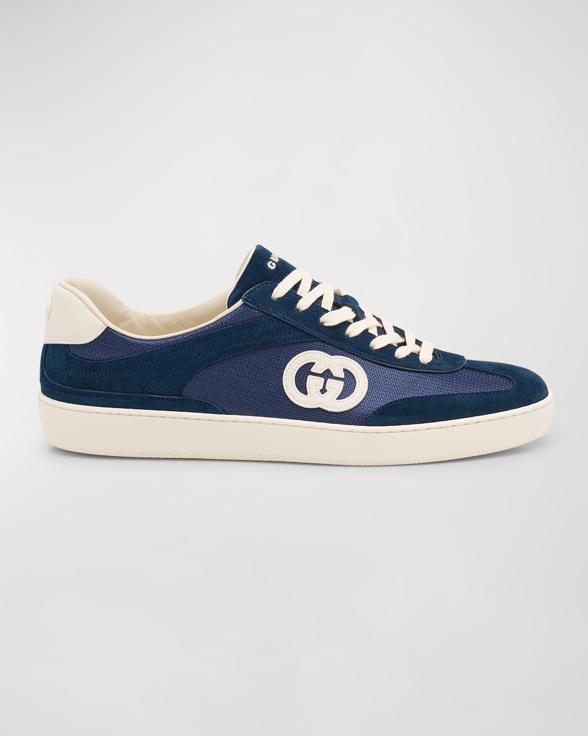 Men's G75 Canvas and Suede T-Toe Low-Top Sneakers