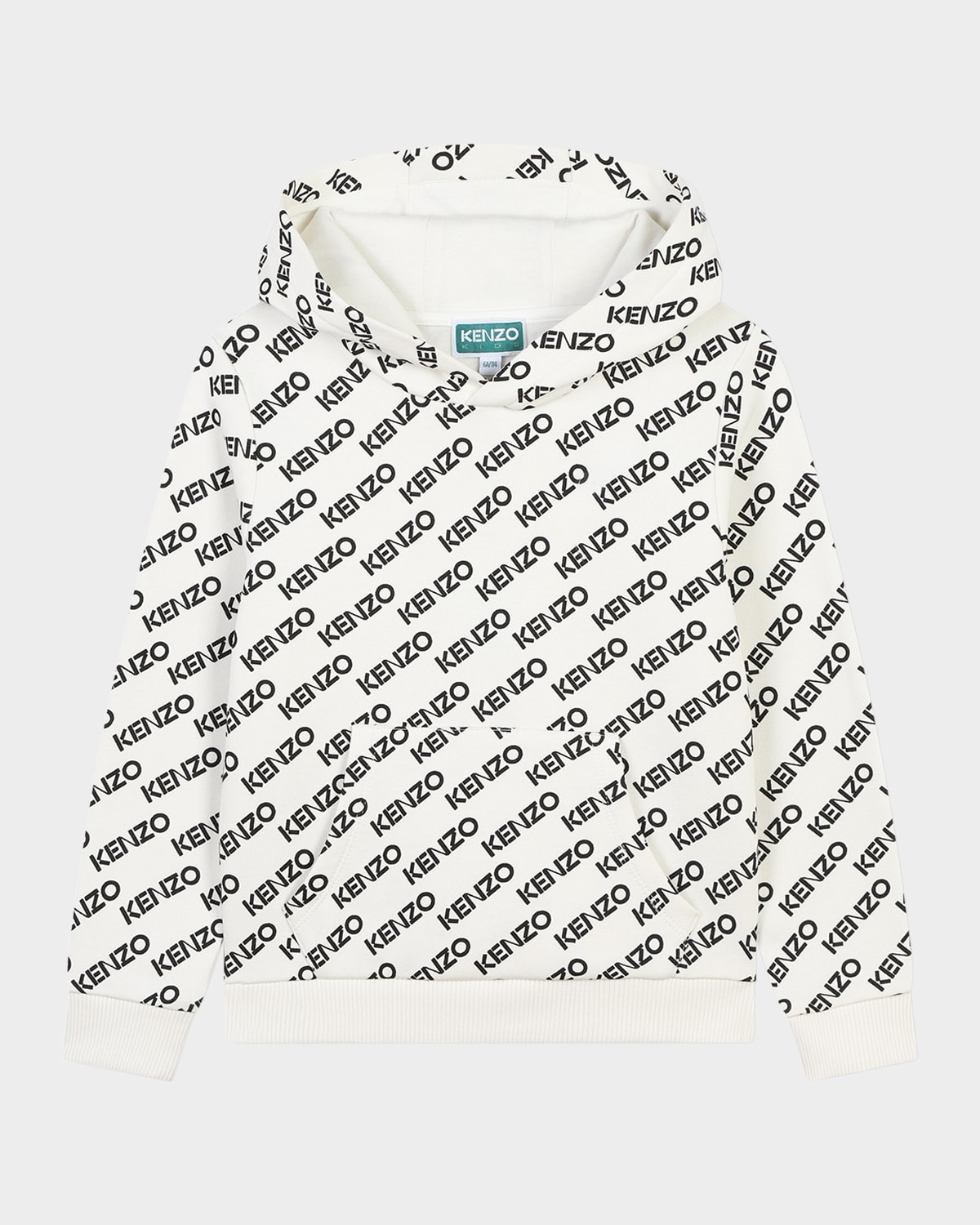 Kenzo Hooded Sweater In Ivory