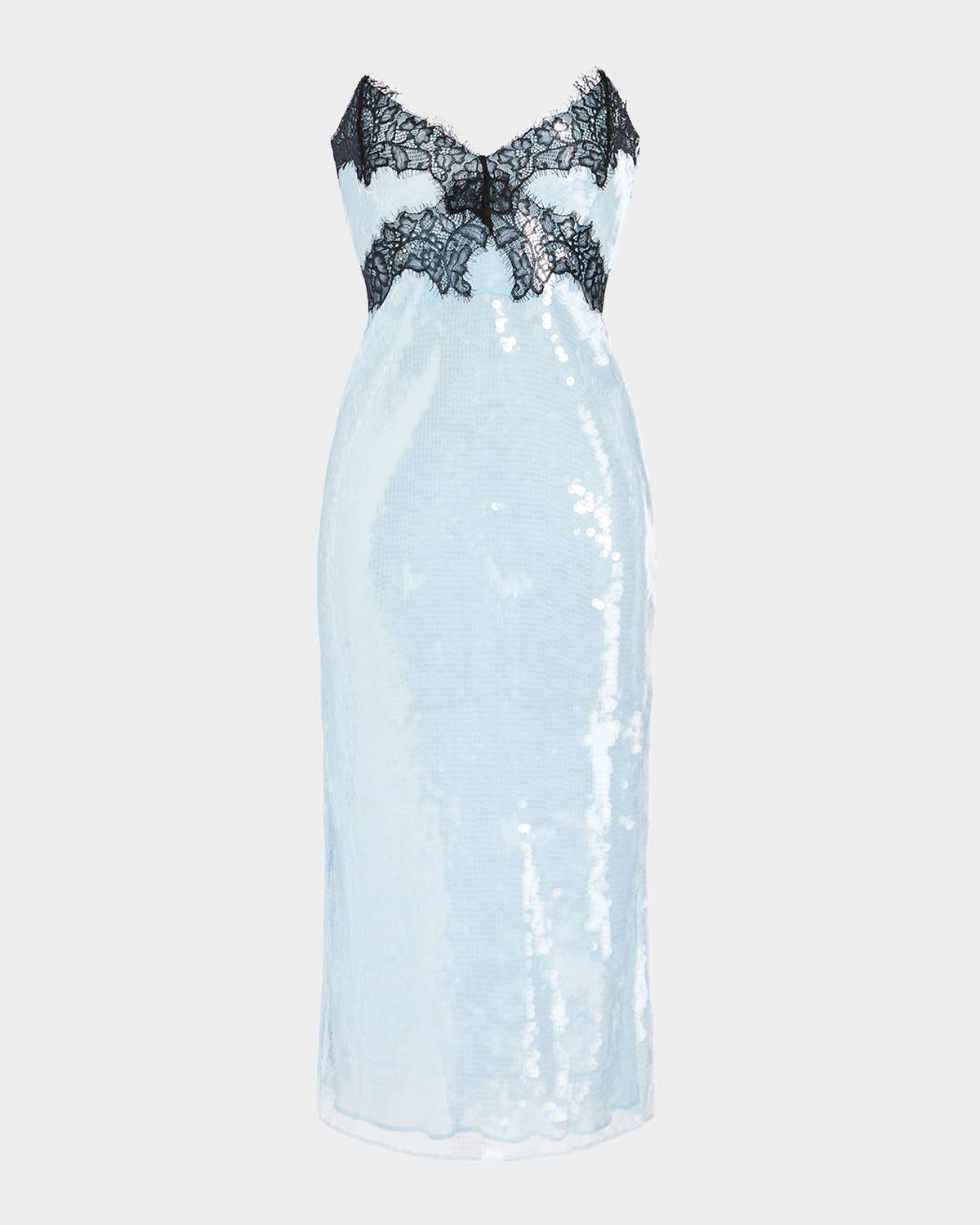 Retrofete Ellen Strapless Sequin Midi Dress