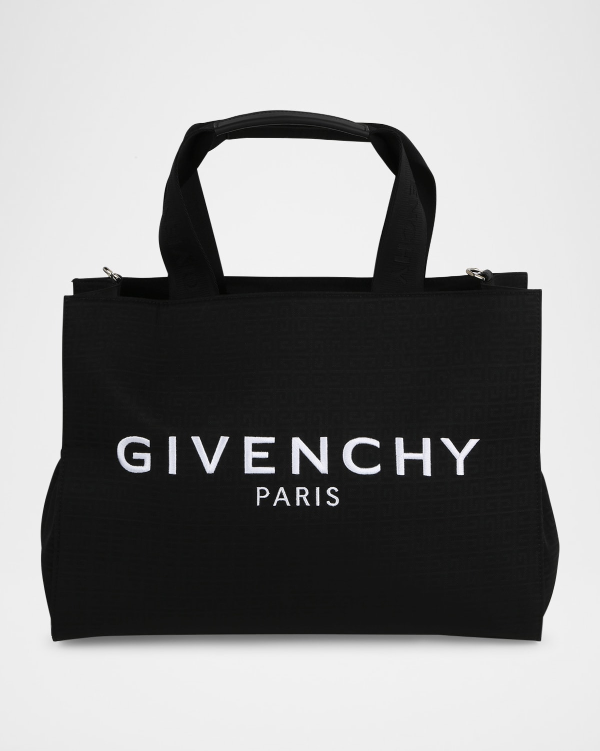 Givenchy Embroidered Logo-print Diaper Bag In Black