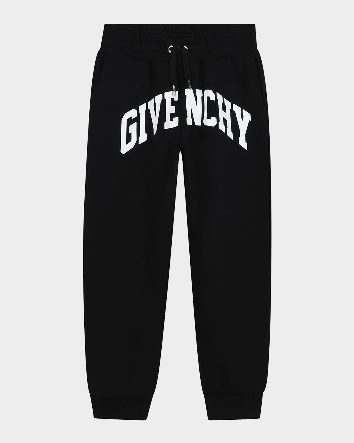 Givenchy Black Joggers With Lettering Logo In Black