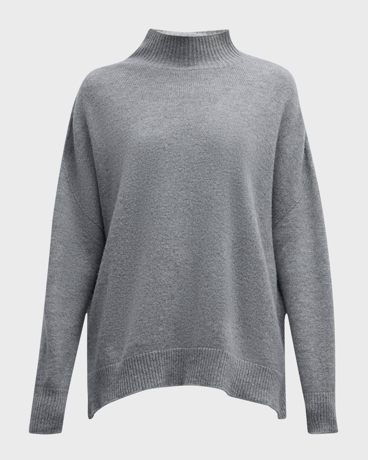 EMPORIO ARMANI TURTLENECK WOOL-CASHMERE SWEATER 