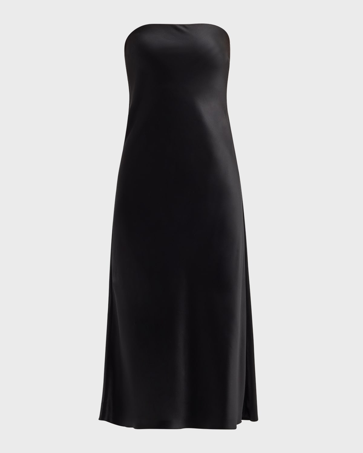 Palma Strapless Silk Midi Dress