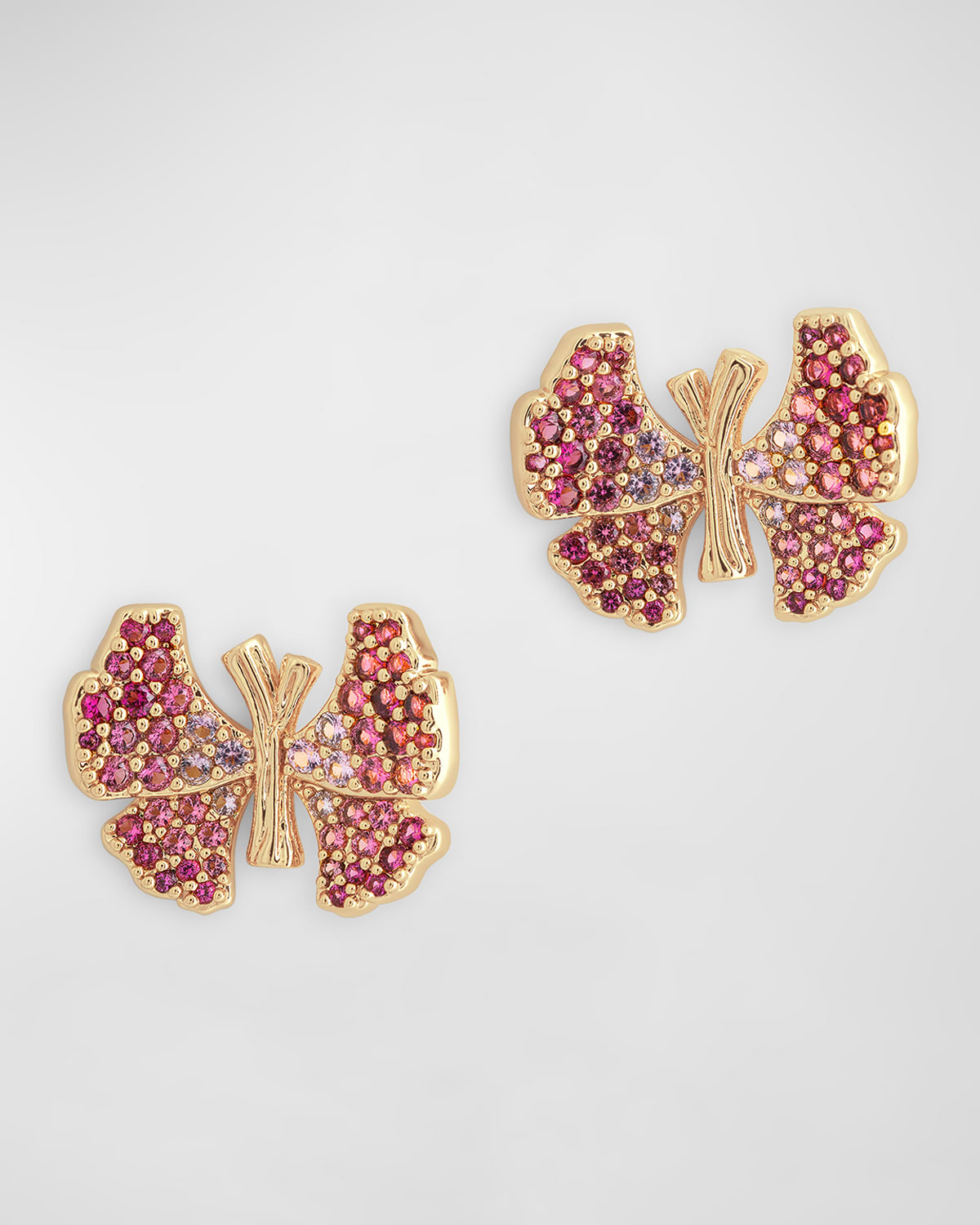 Butterfly Pave Stud Earrings