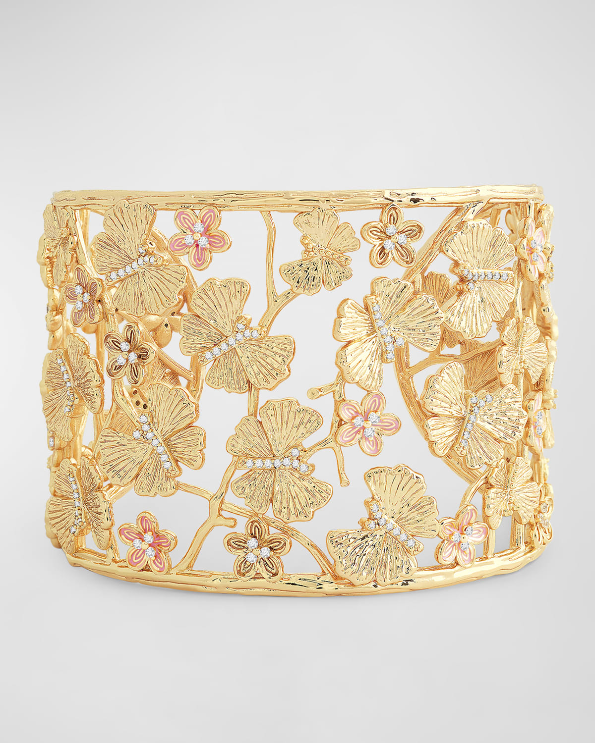 Anabel Aram Jewelry Butterfly Cuff Bracelet In Gold