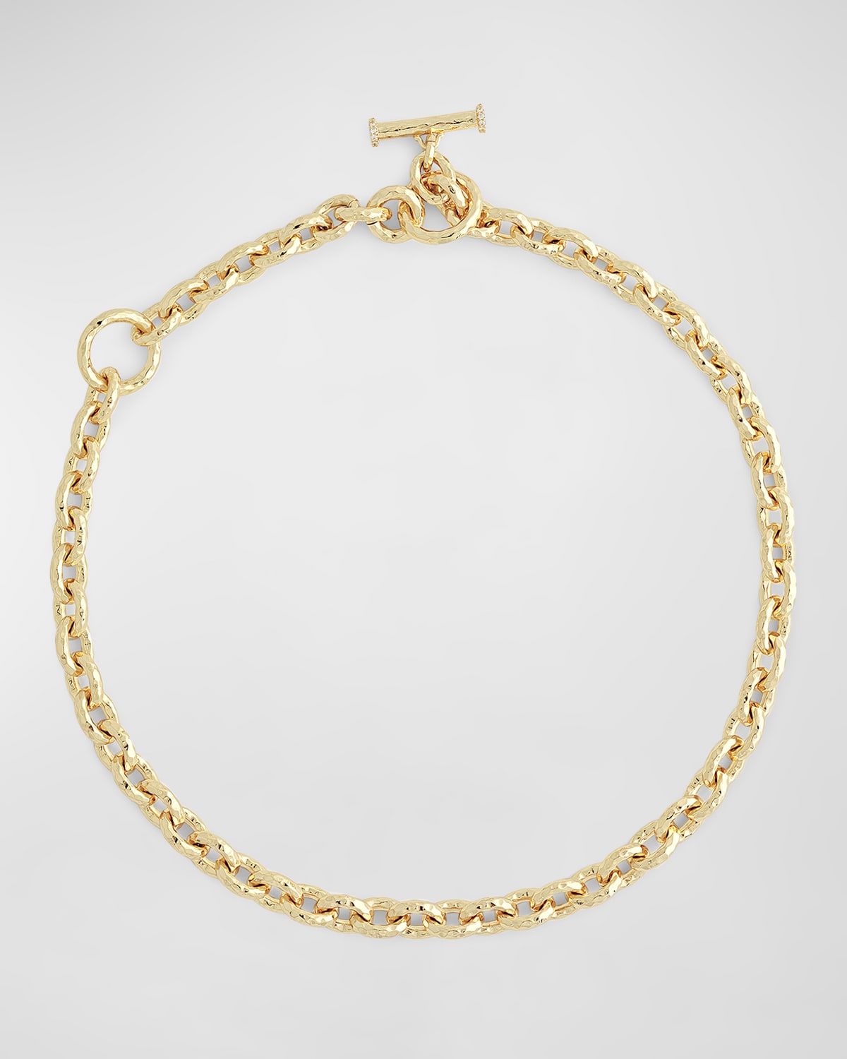 Anabel Aram Jewelry Farrier Thick Chain Necklace In Gold