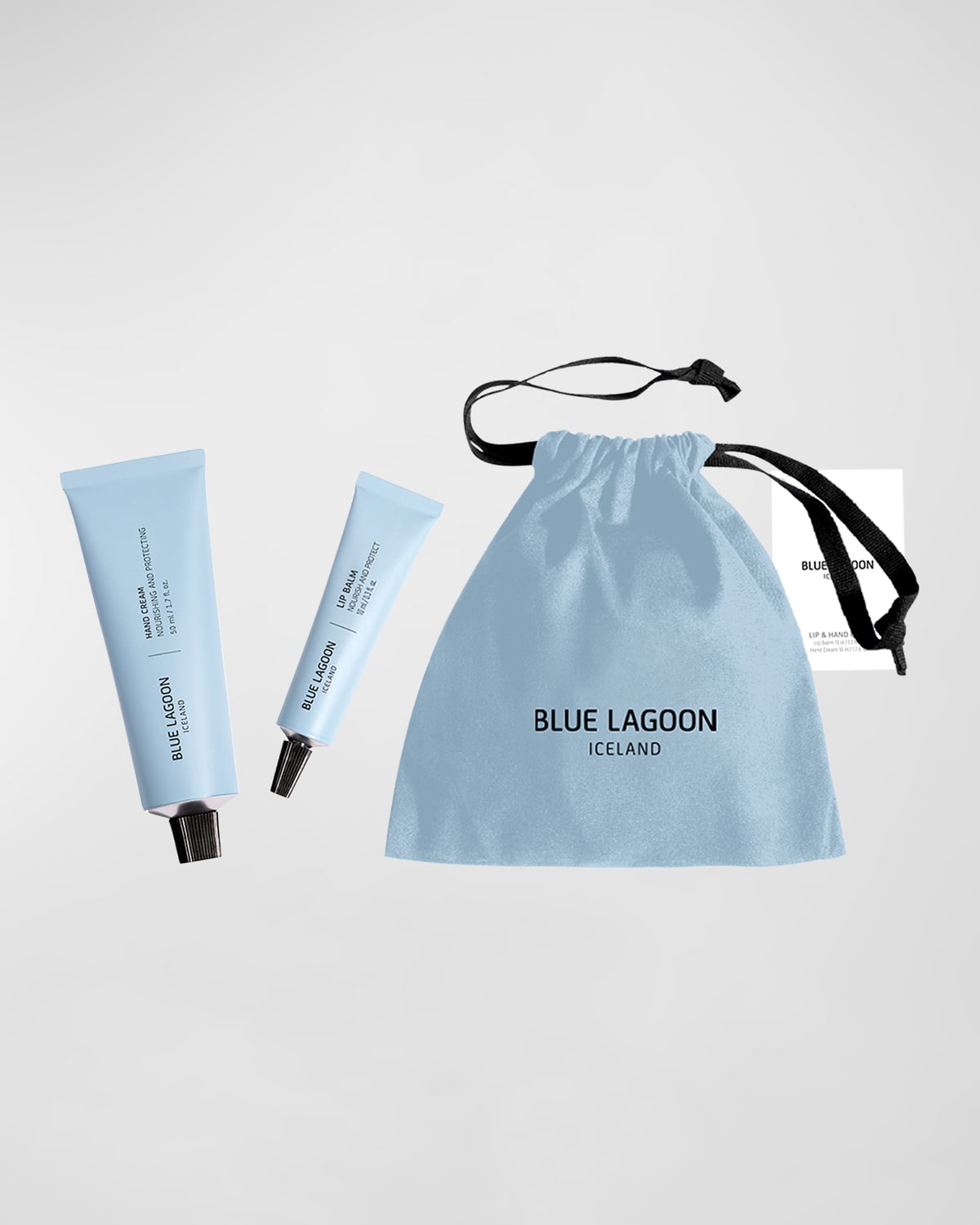 Blue Lagoon Iceland Hand Cream + Lip Balm Kit In White