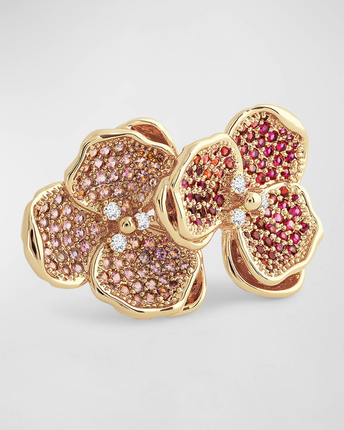 Orchid Double Pave Ring