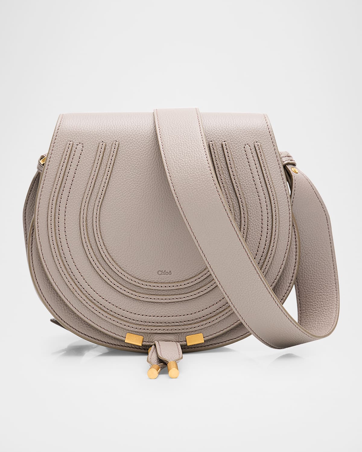 Chloé Marcie Medium Slim Crossbody Bag In Grained Calfskin