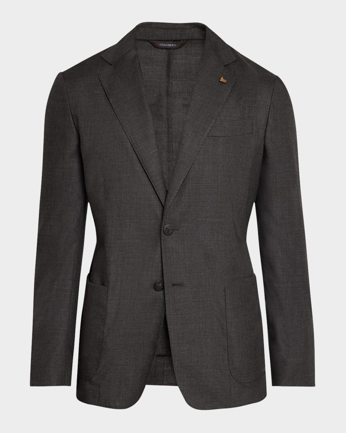 Men's Worsted Cashmere Single-Breasted Sport Coat