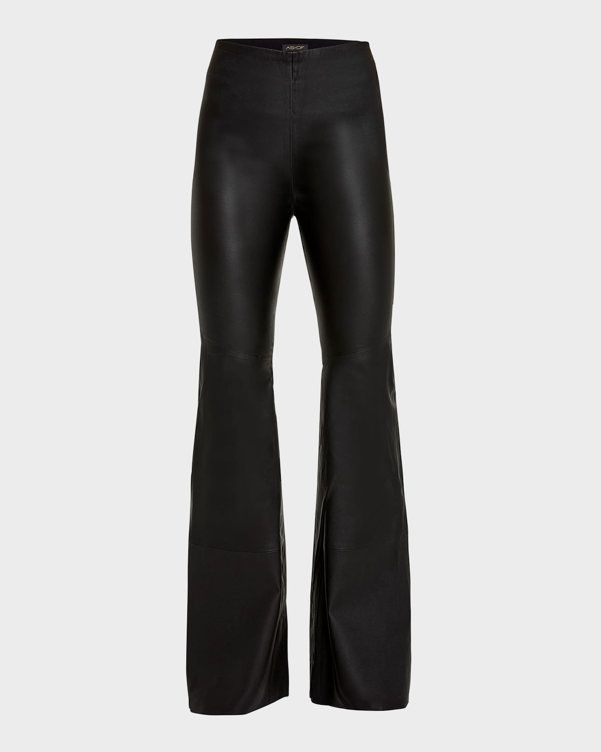 Kat Stretch Leather Bell Leggings
