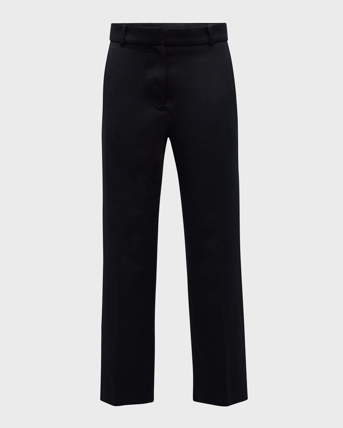 Dandy Cropped Straight-Leg Twill Pants