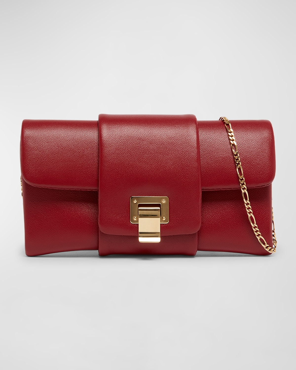 Proenza Schouler Flap Leather Shoulder Bag In Red