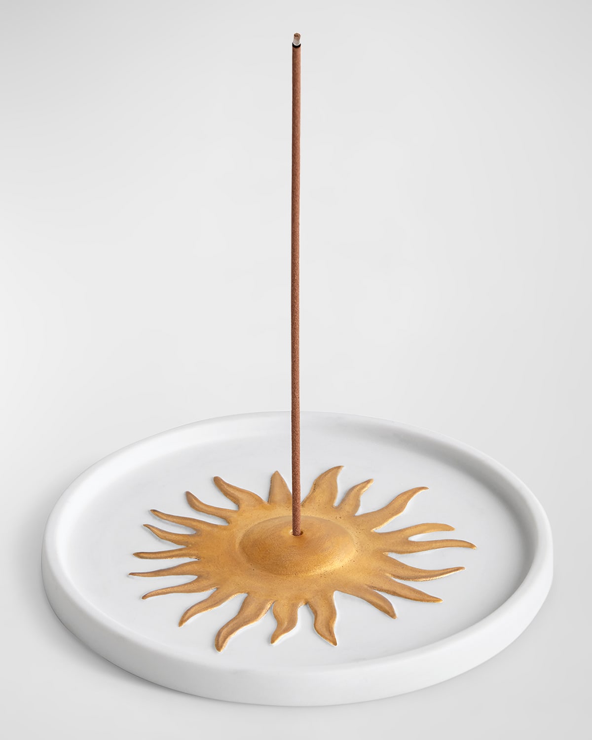 L'objet Soleil Incense Burner In Whitegold