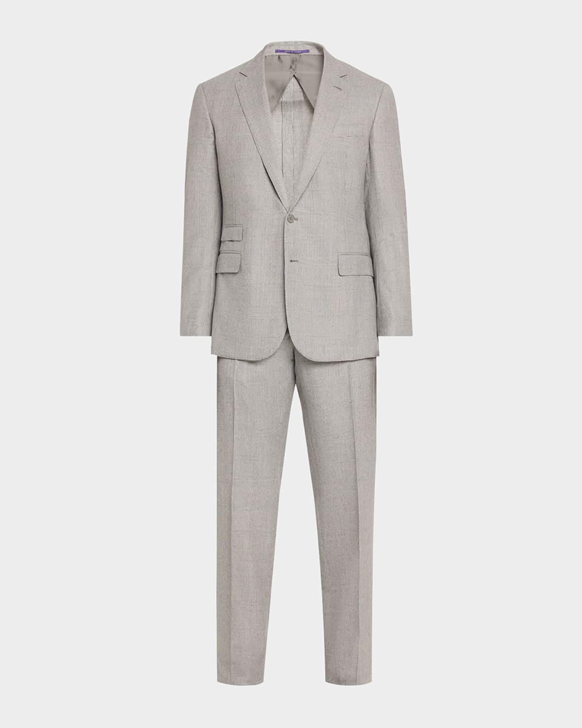 Men's Kent Hand-Tailored Glen Plaid Suit