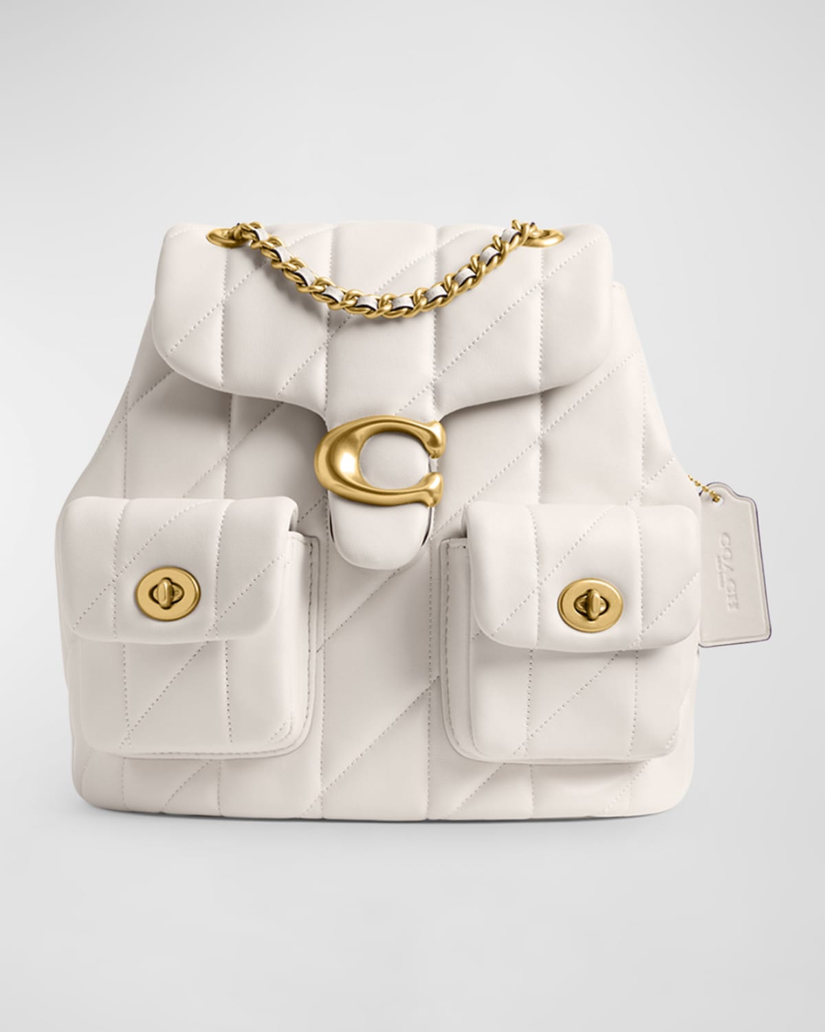 Tabby Quilted Leather Backpack