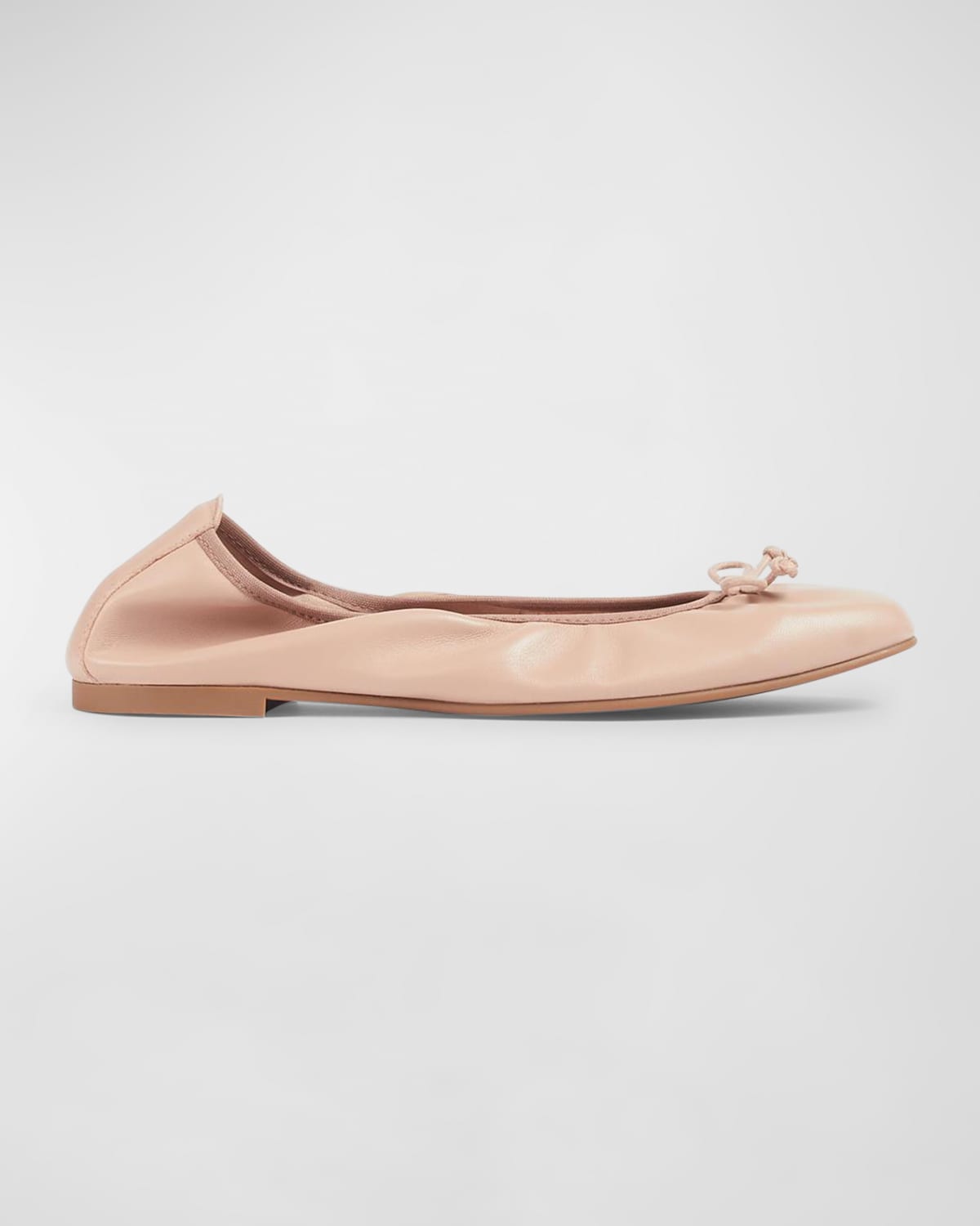 LK Bennett Trilly Leather Bow Classic Ballerina Flats