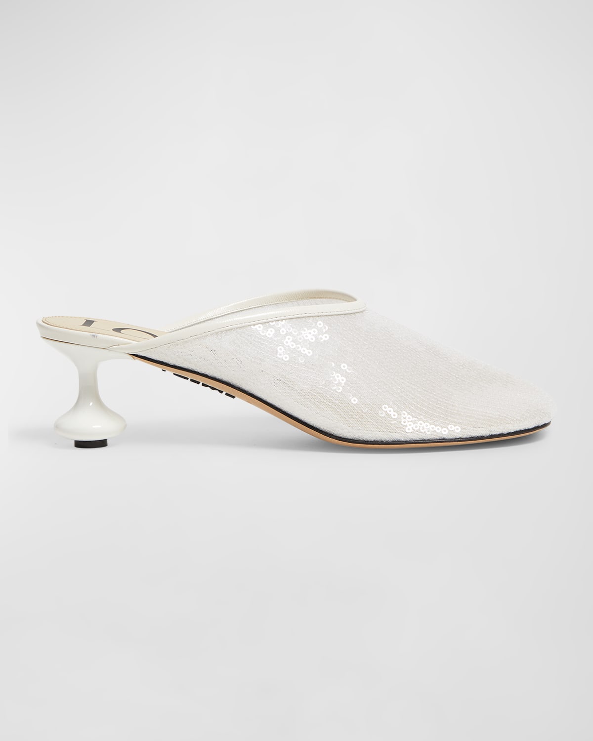 Loewe Toy High-heeled Sandals In Transparentwhite