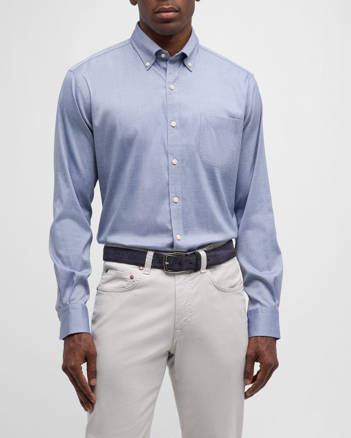 Men's Campbell Crown Cotton-Stretch Sport Shirt