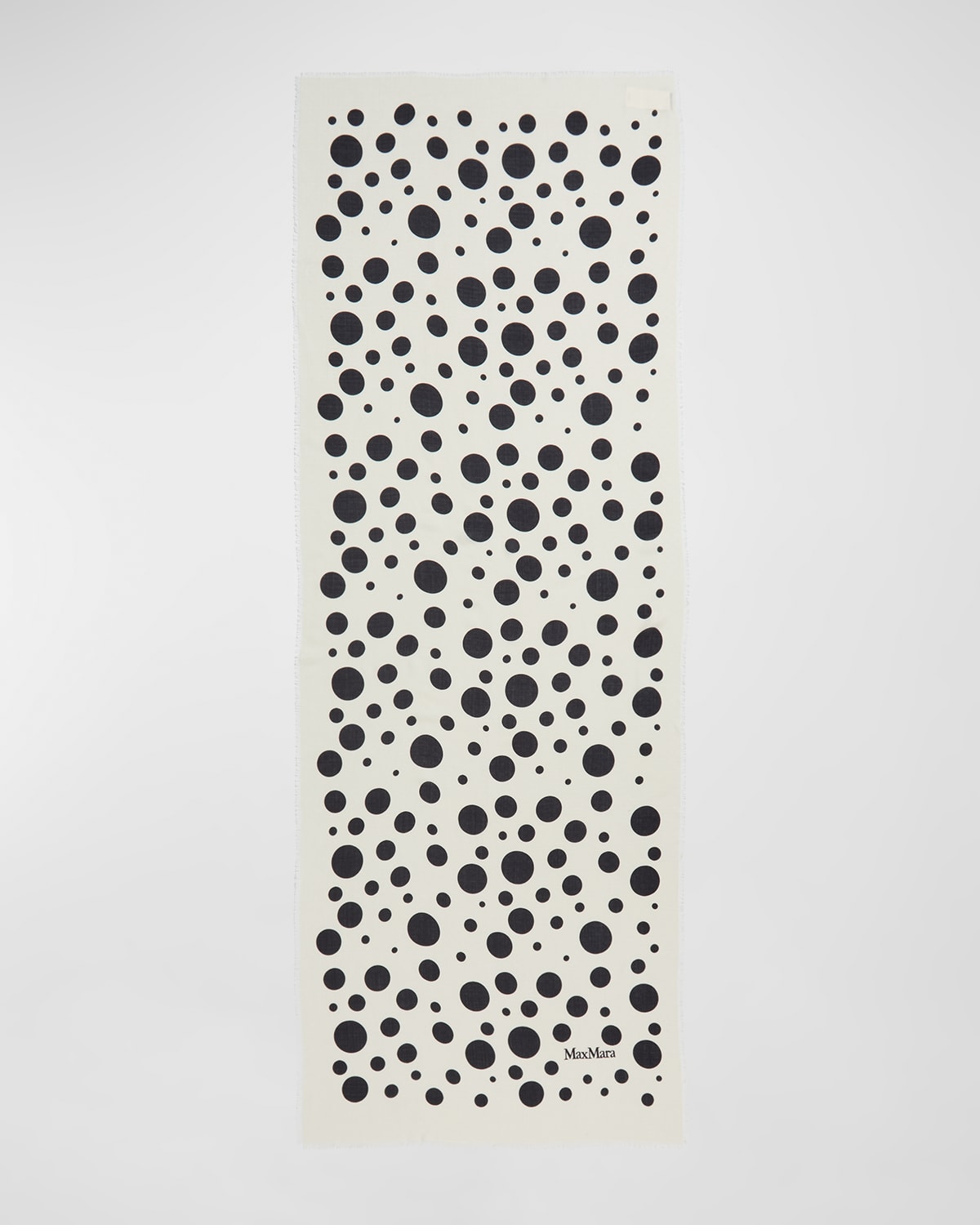 Max Mara Fidato Cashmere & Silk Scarf In Vanilla