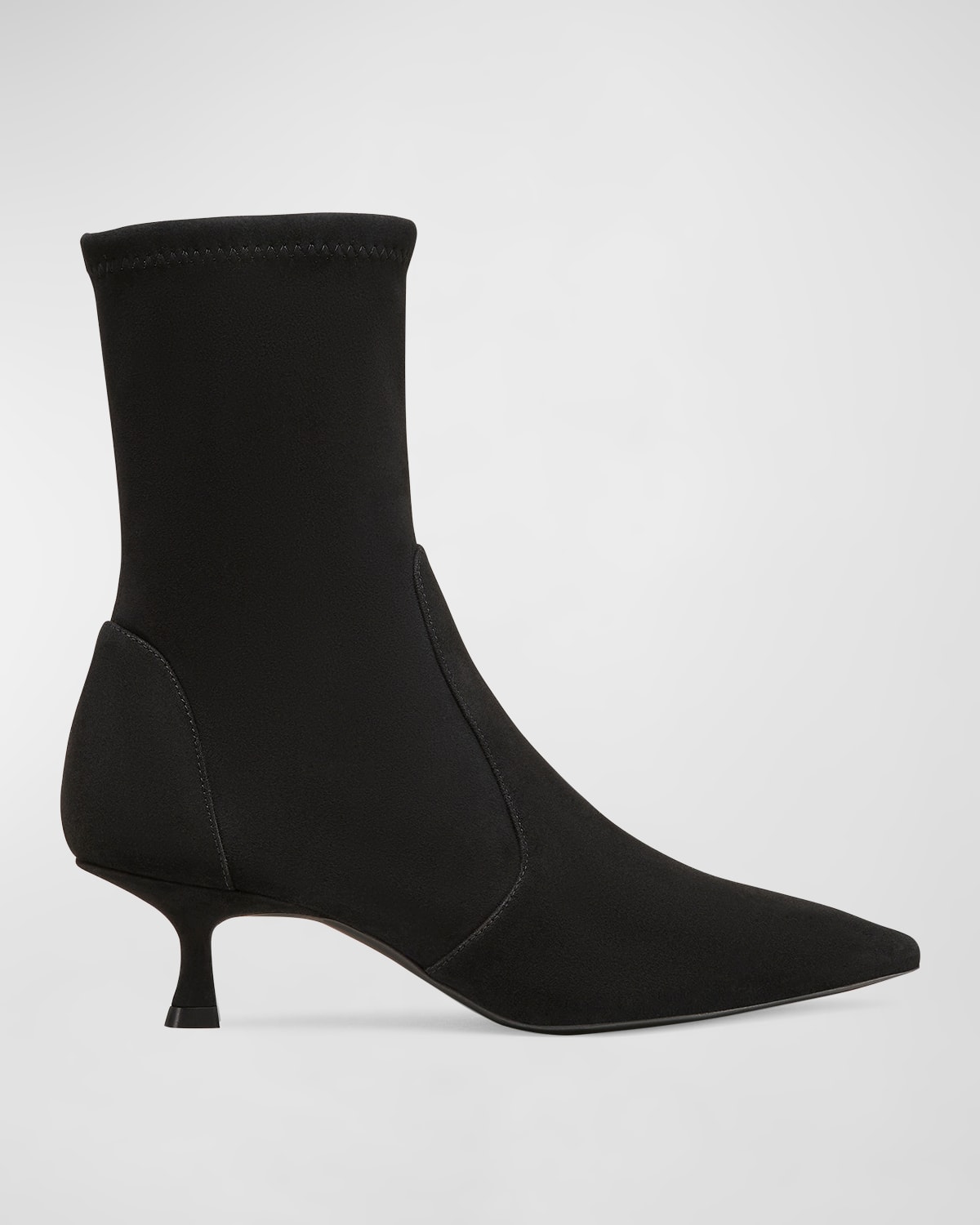 Naomi Stretch Suede Ankle Booties