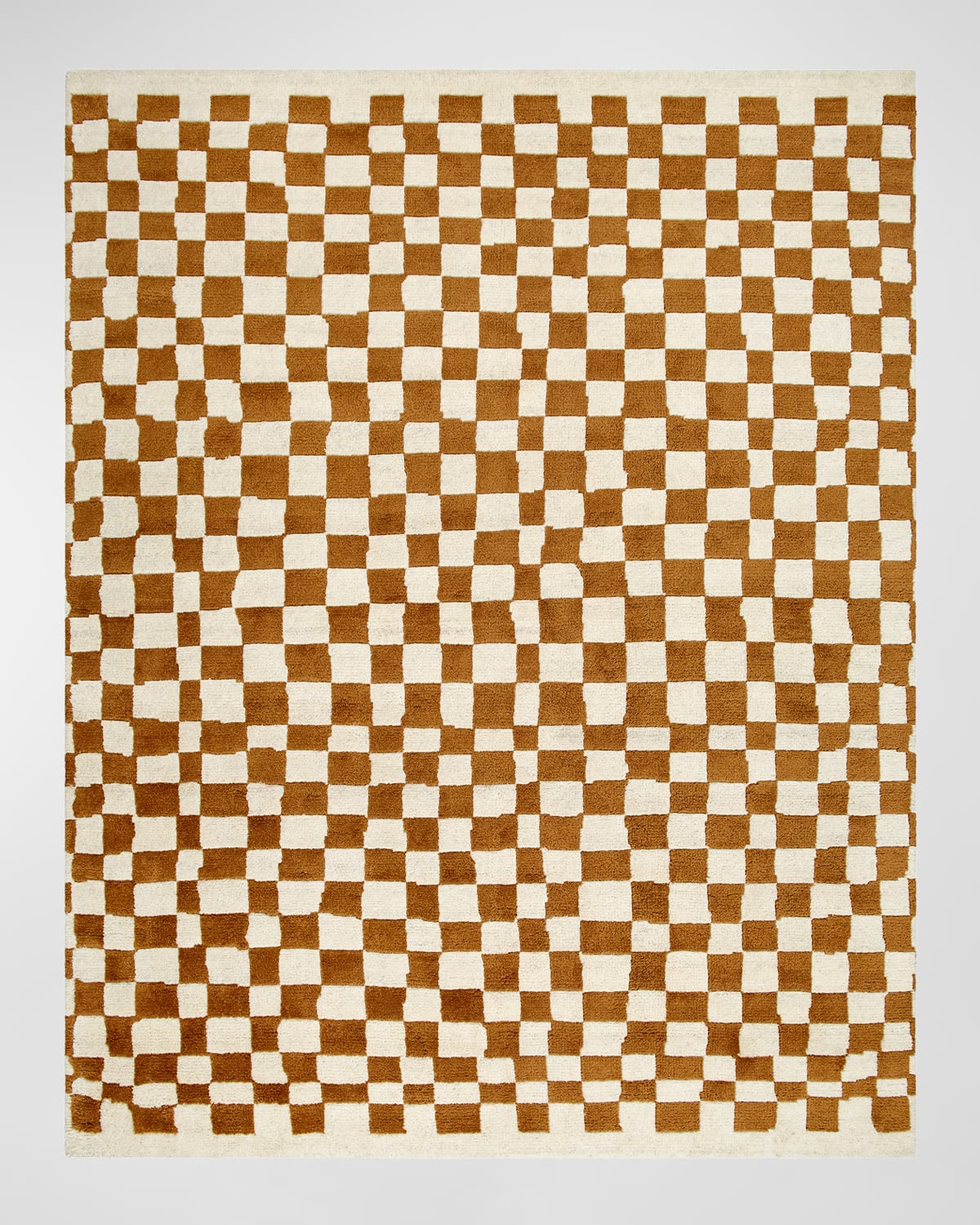 Surya Rugs Damier Hand-knotted Rug, 10' X 14' In Brown