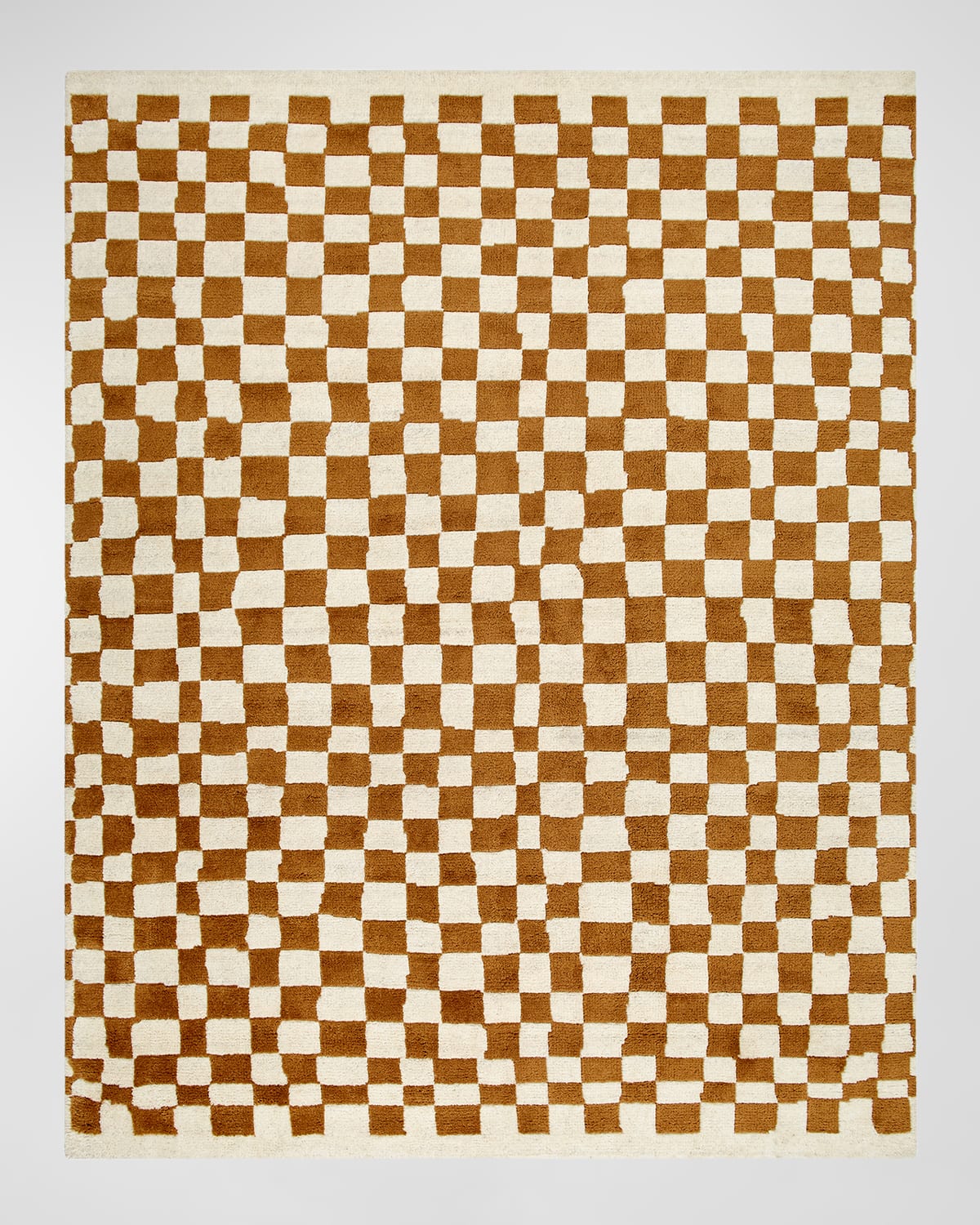 Surya Rugs Damier Hand-knotted Rug, 9' X 12' In Brown