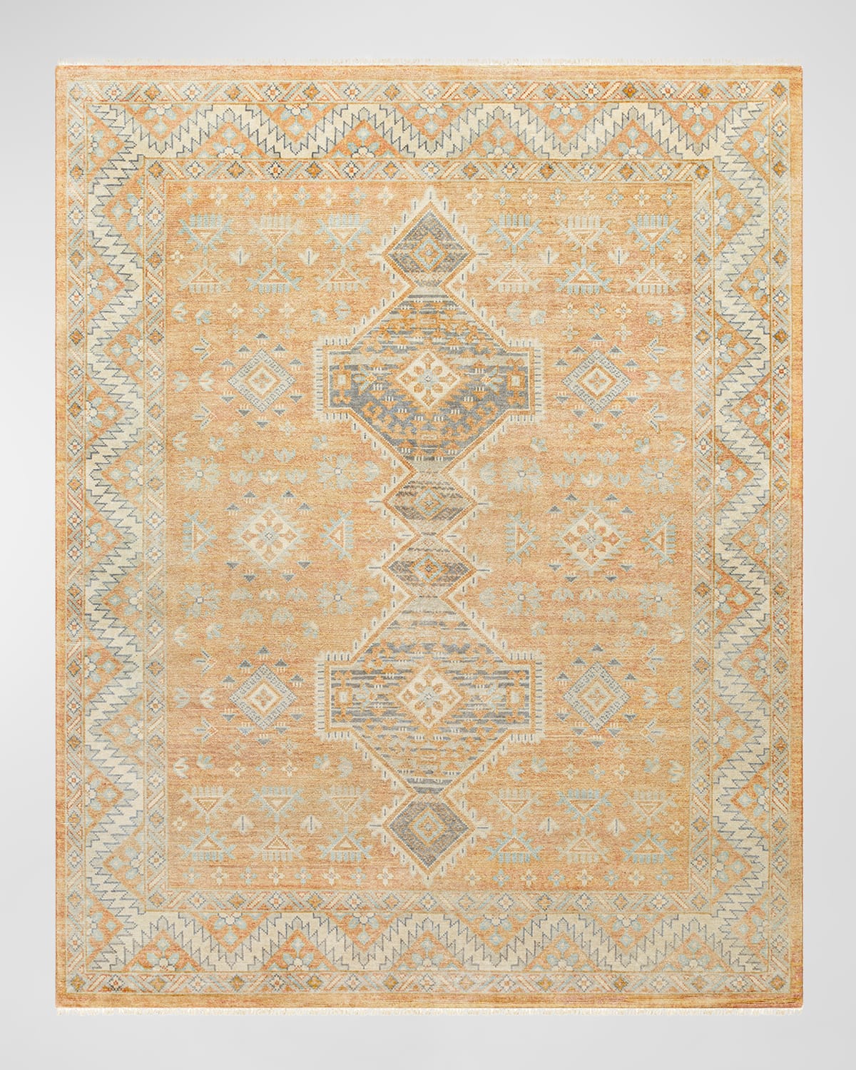 Surya Rugs Bunyan Hand-knotted Rug, 6' X 9' In Peach