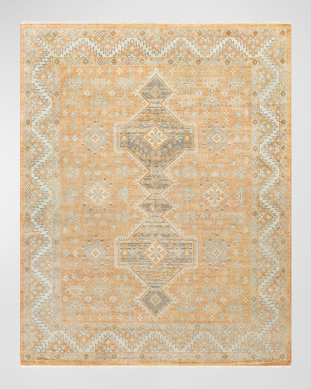 Surya Rugs Bunyan Hand-knotted Rug, 9' X 12' In Peach