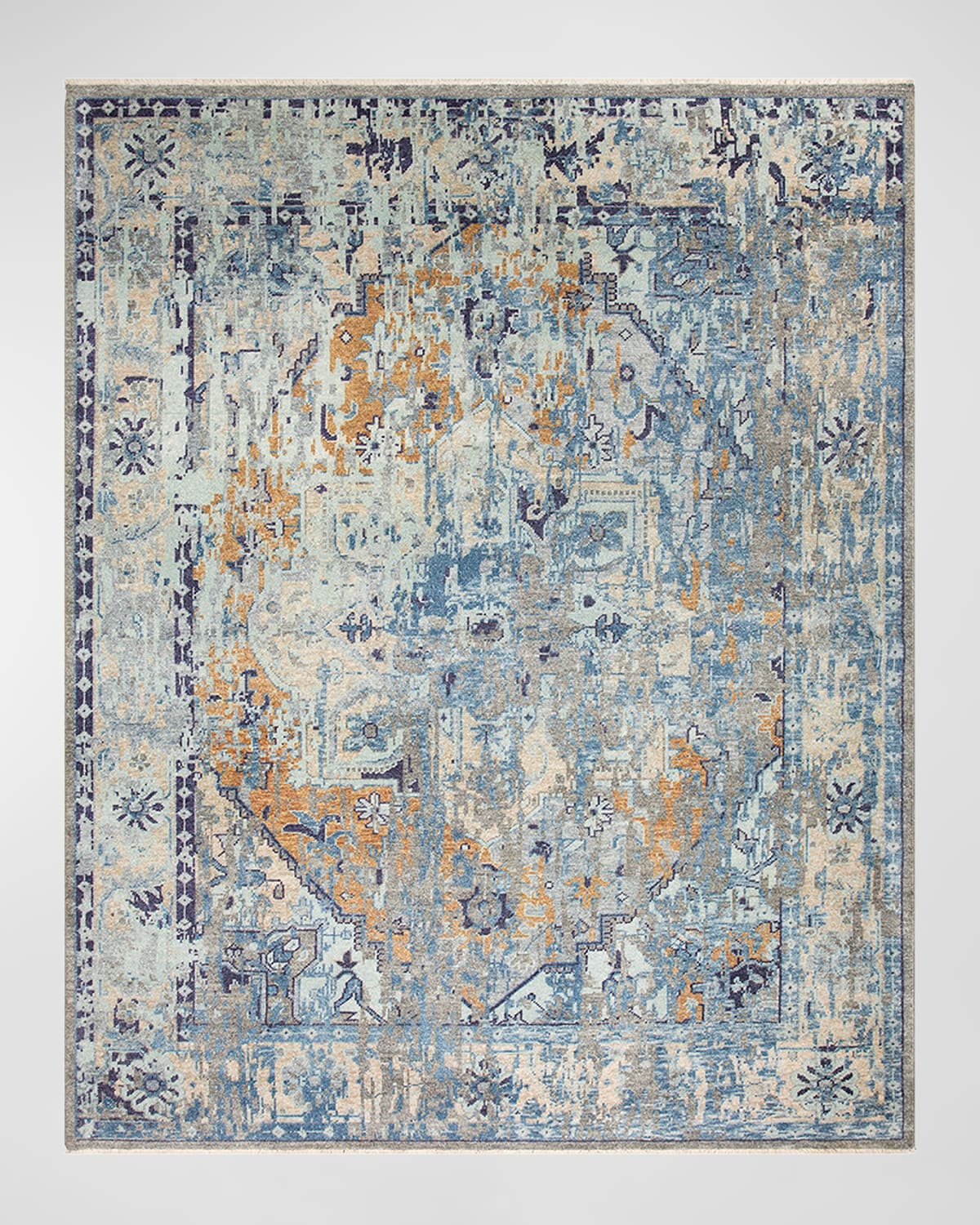 Surya Rugs Cappadocia Blue Hand-knotted Rug, 8' X 11' In Blue, Seafoam