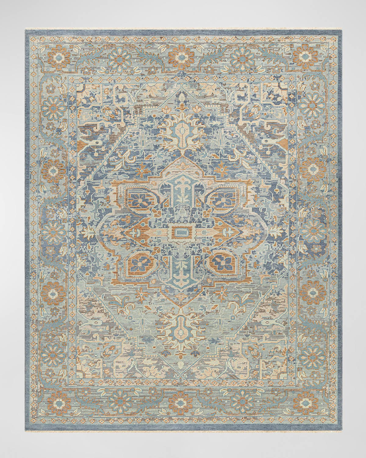 Surya Rugs Cappadocia Pale Blue Hand-knotted Rug, 10' X 14' In Pale Blue, Taupe