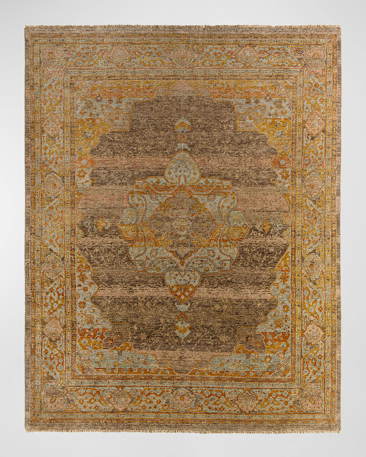 Surya Rugs Cappadocia Brown Hand-knotted Rug, 8' X 11' In Brown, Rust