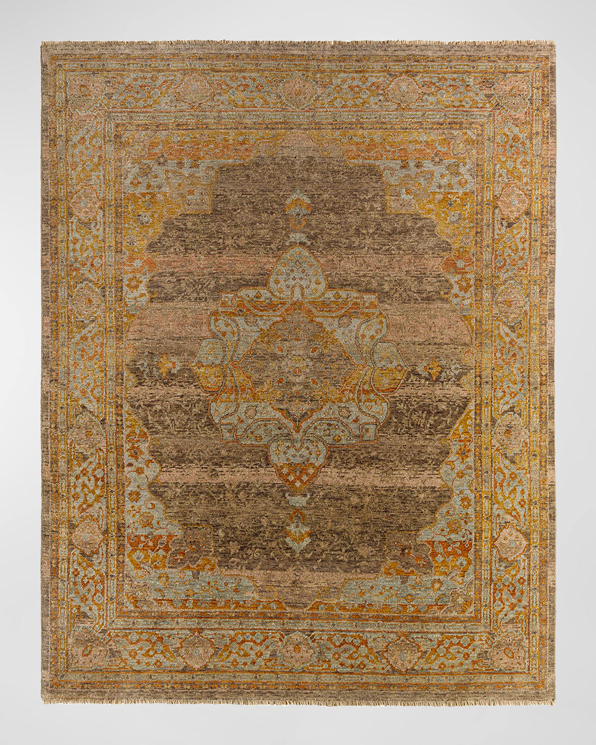 Surya Rugs Cappadocia Brown Hand-knotted Rug, 9' X 13' In Brown, Rust